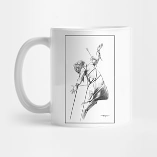 Mercy on a chest with a pierced heart Mug